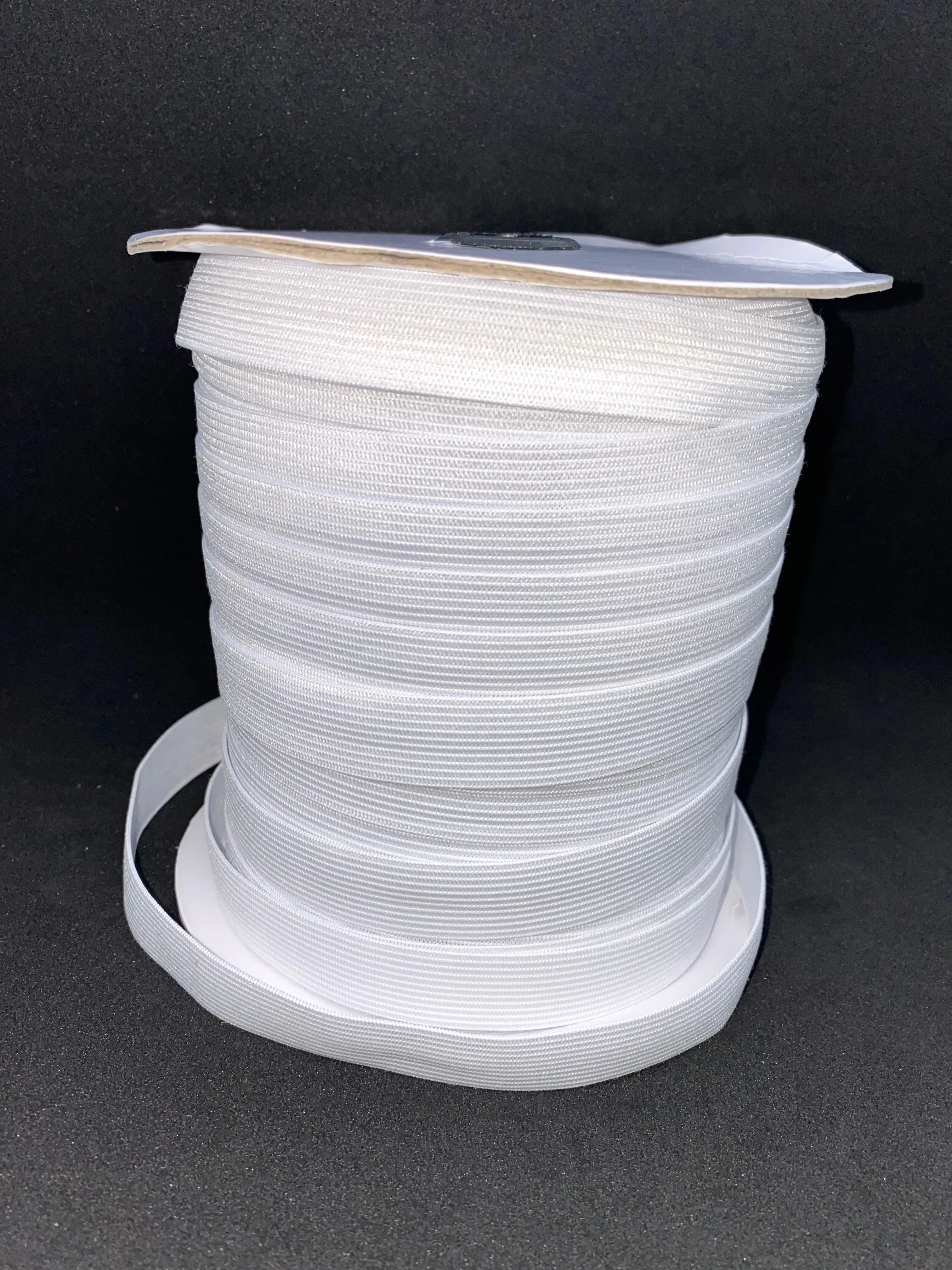 3/4" White Knitted Elastic