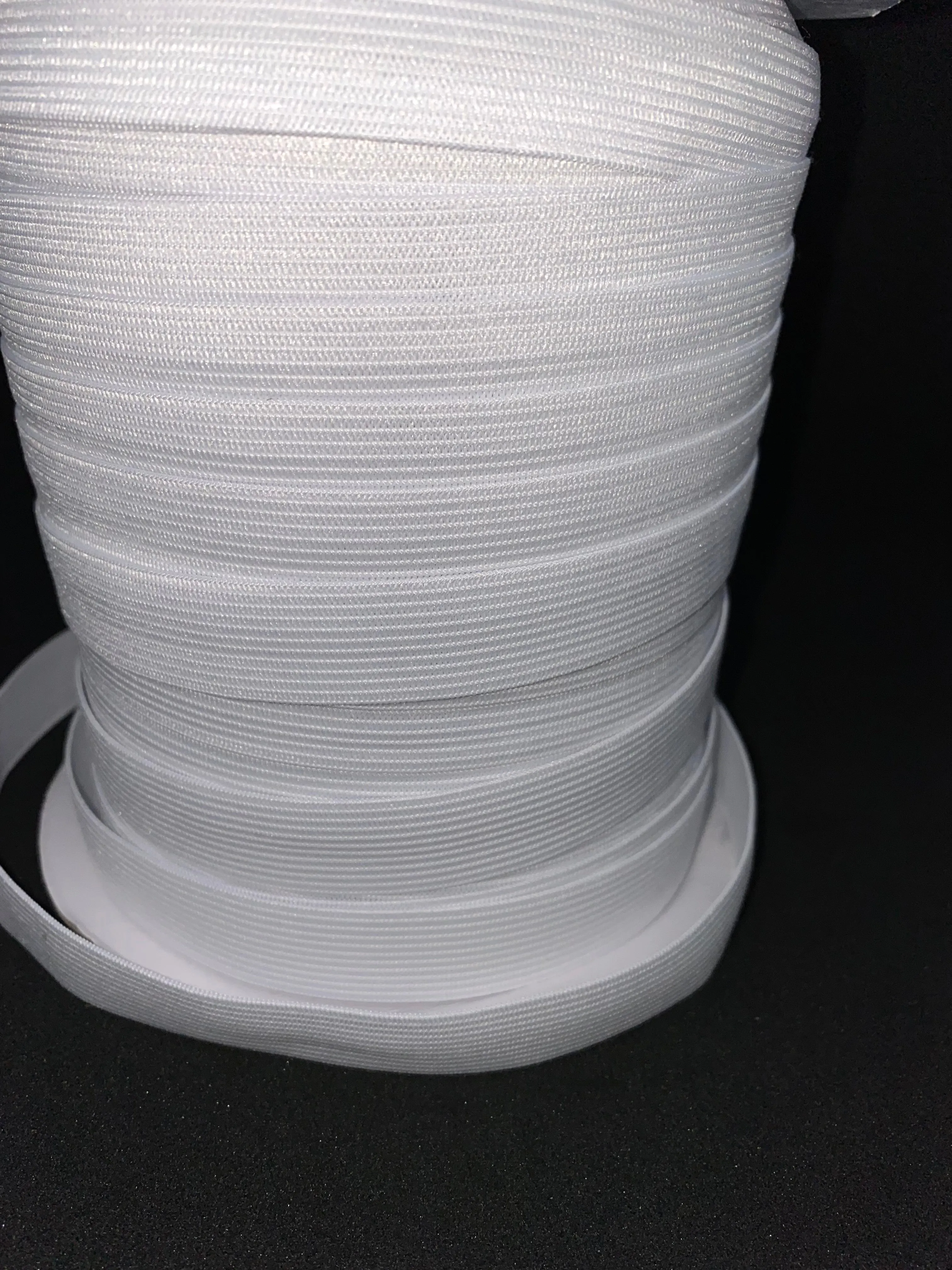 3/4" White Knitted Elastic