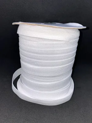 3/4" White Knitted Elastic