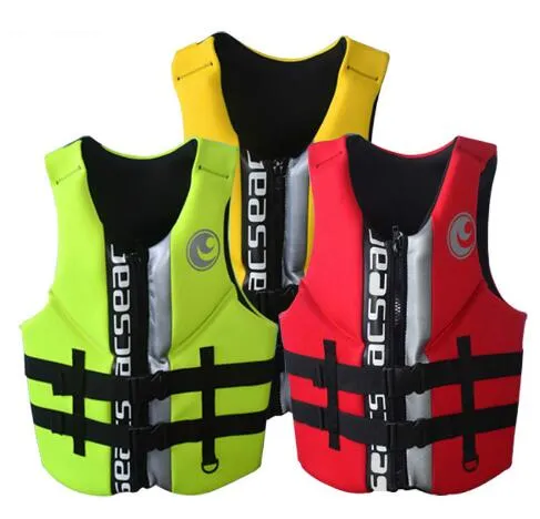 Adult Water Buoyancy Vest, anti-uV Neoprene in 7 Sizes 4 Colors
