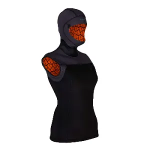 Apeks 5/3mm Women's Thermiq Hooded Vest for SCUBA Diving