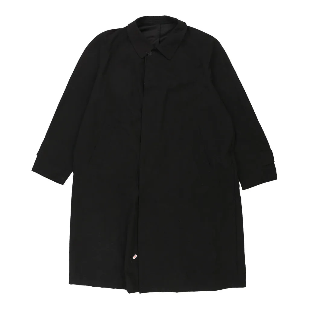 Aquascutum Trench Coat - 2XL Black Polyester