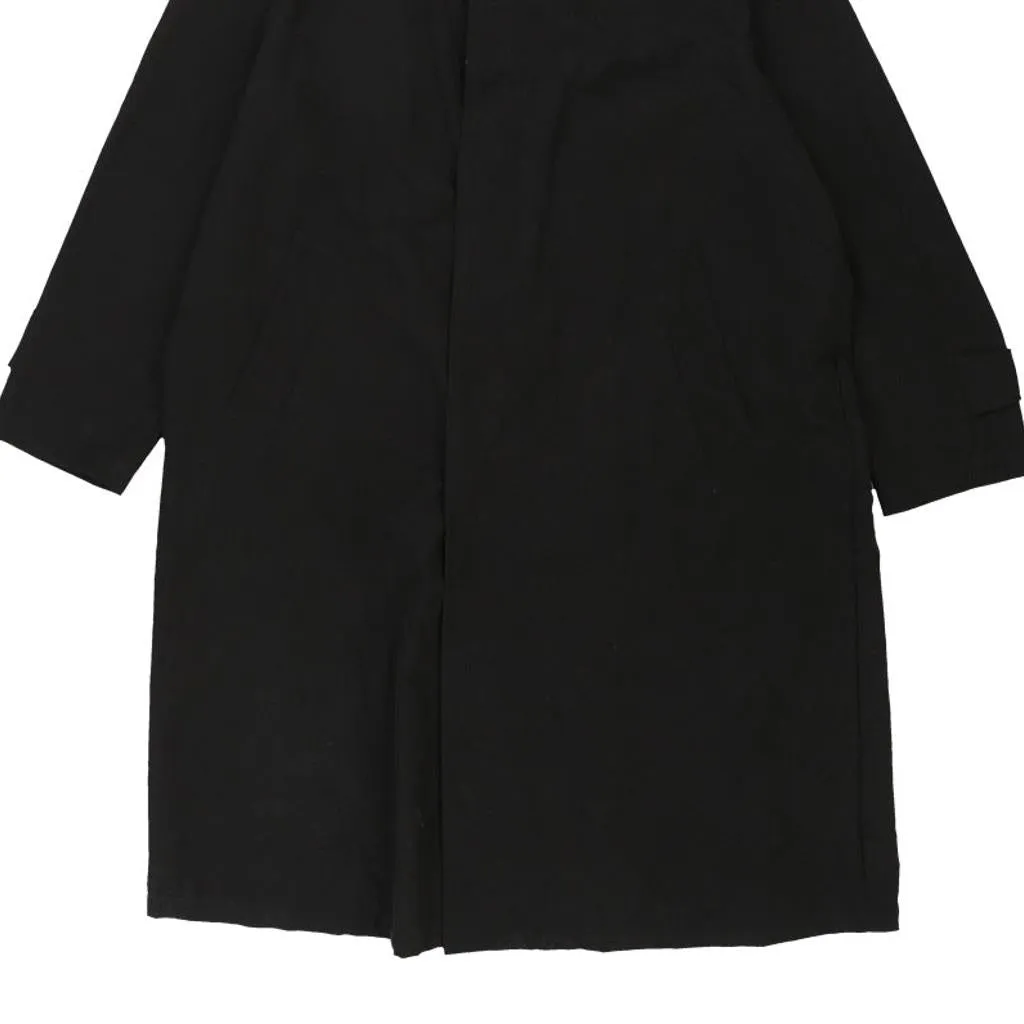 Aquascutum Trench Coat - 2XL Black Polyester