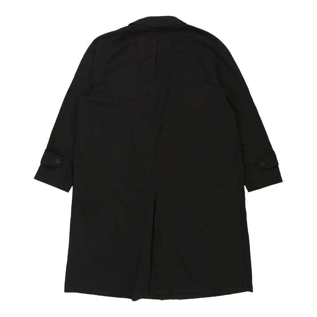 Aquascutum Trench Coat - 2XL Black Polyester