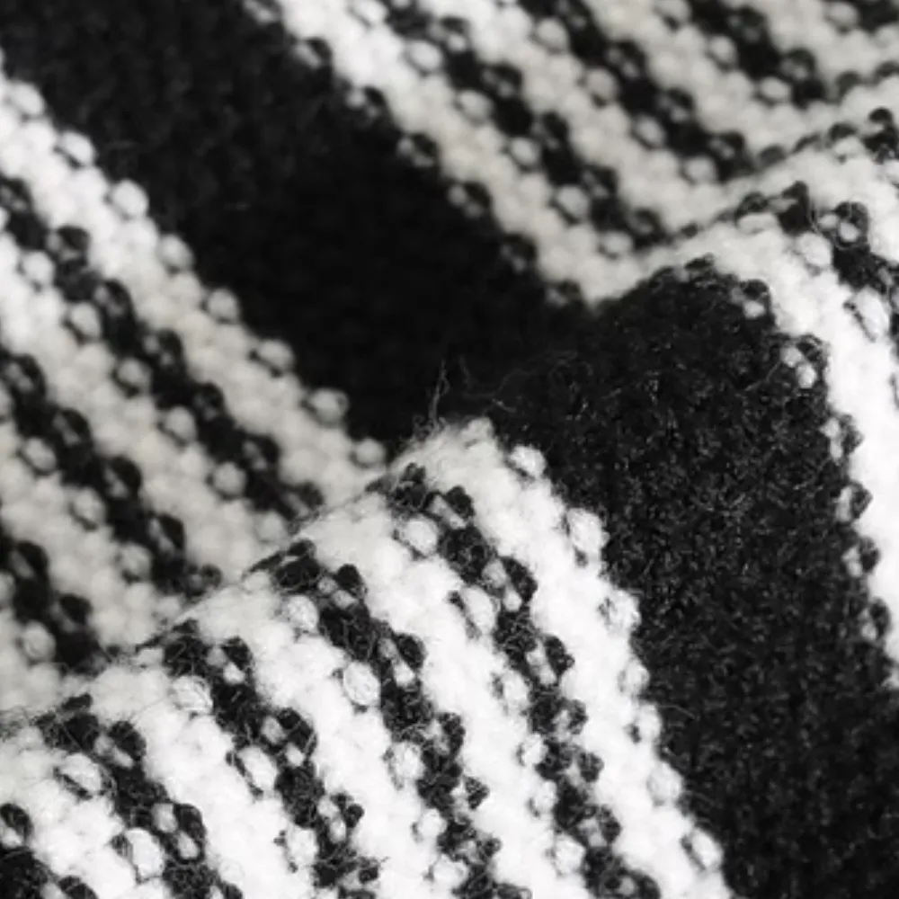 Arctic Fleece Striped Knitted Vest