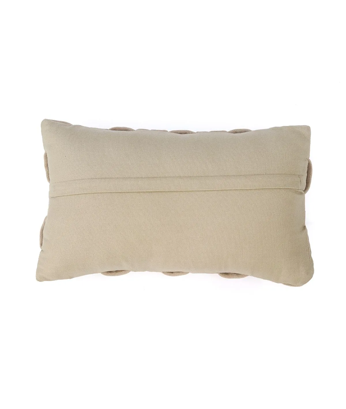 Basket Knit Cotton Knitted Decorative Sandy Brown Color 12 x 20 Inches Pillow Covers