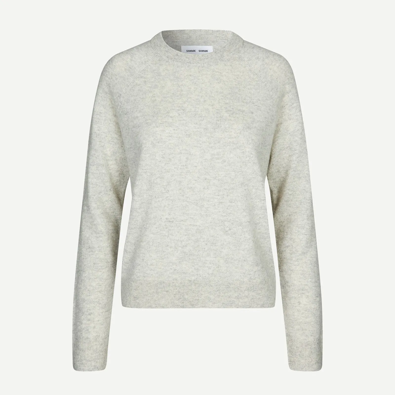 Boston O-Neck Jumper 6304 foggy dew mel.
