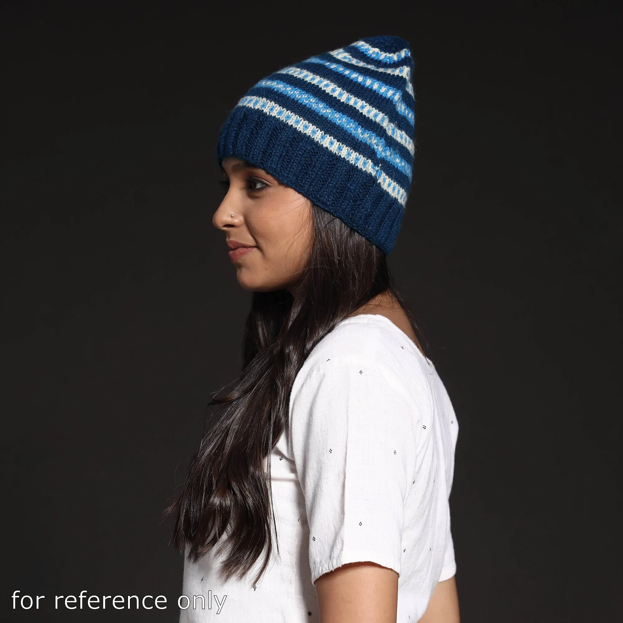 Brown - Kumaun Hand Knitted Woolen Cap