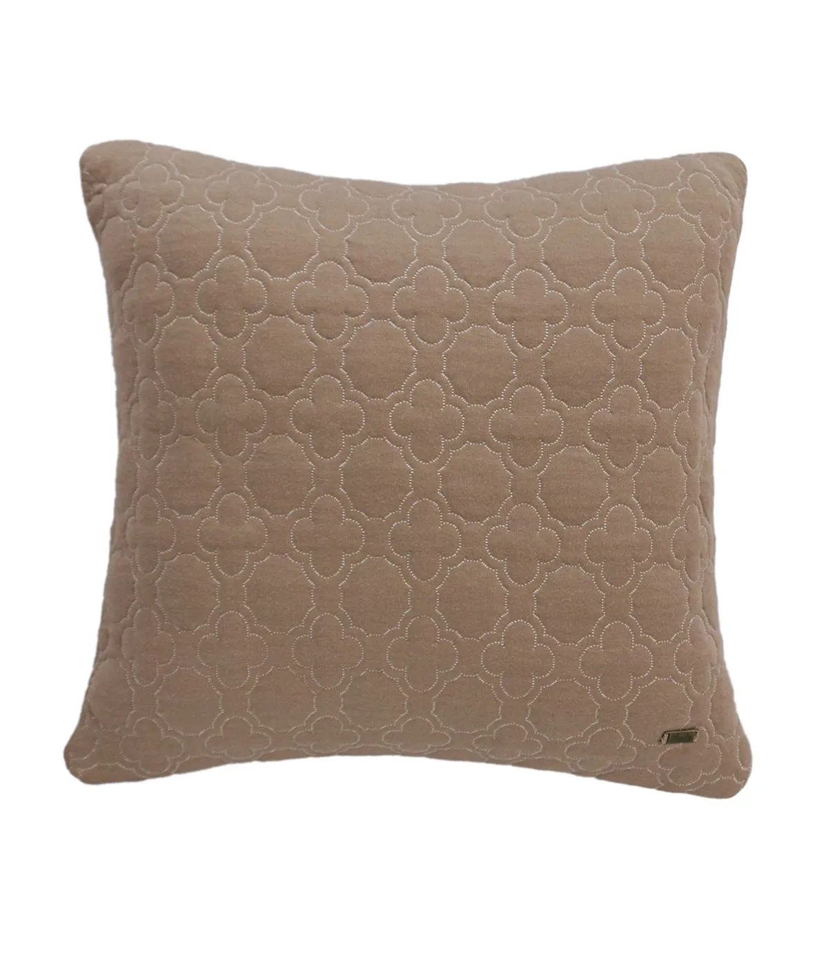Bubble Cotton Knitted Decorative Dove Beige & Natural Color 18 x 18 Inches Cushion Cover