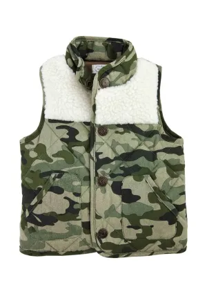 Camo Sherpa Vest