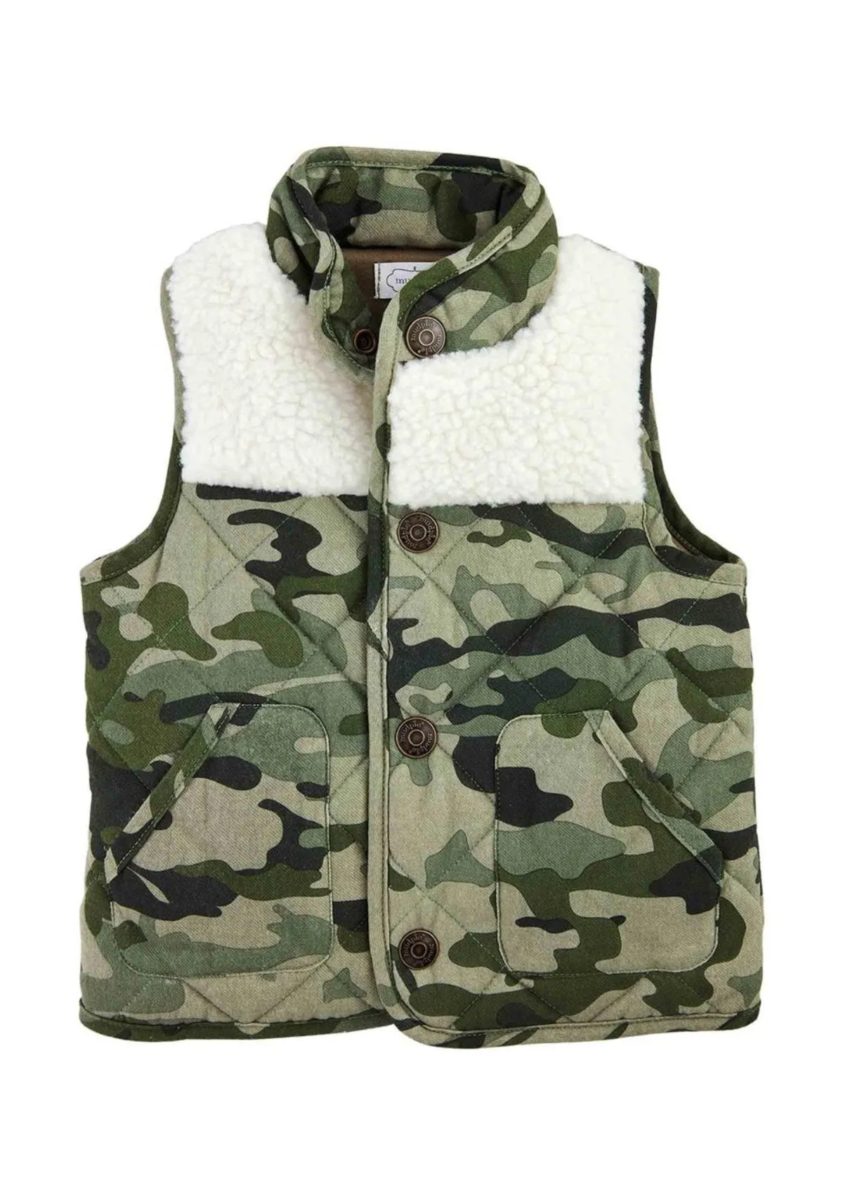Camo Sherpa Vest