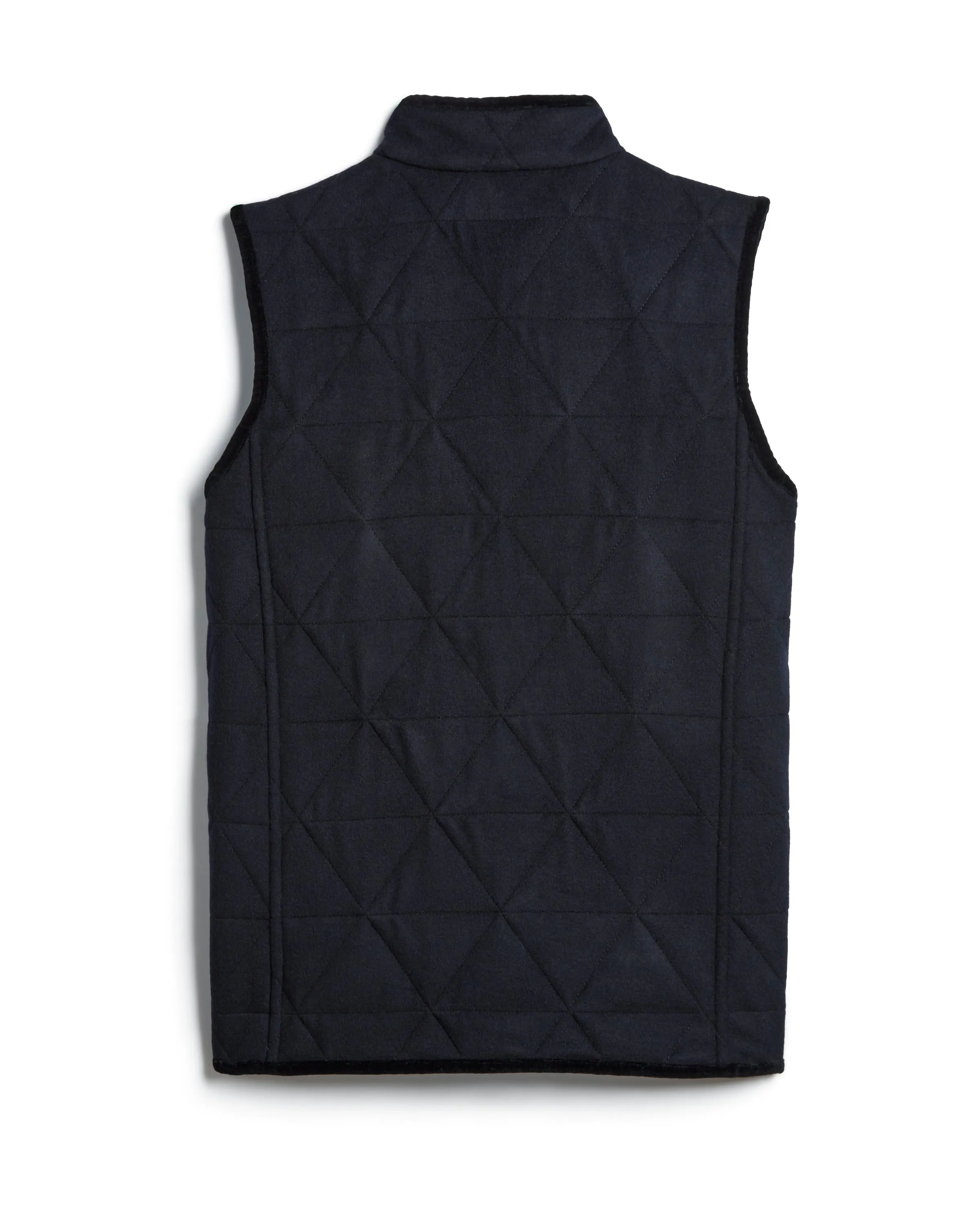 Cashmere blend quilted vest