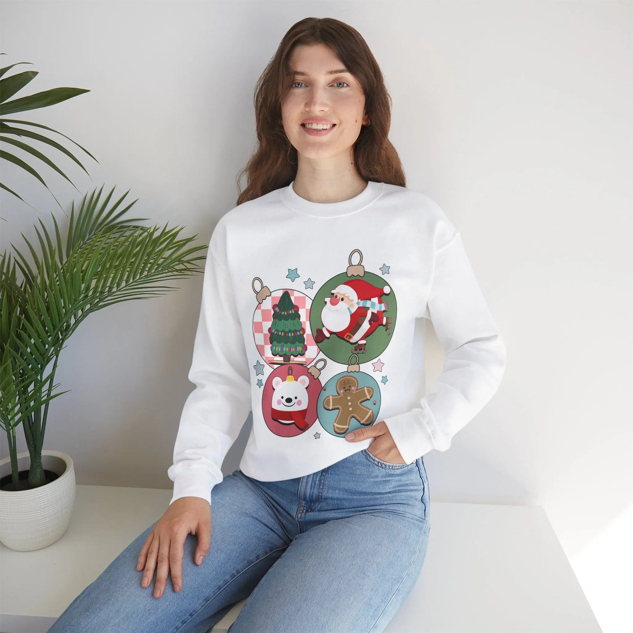 Christmas Ornaments Crewneck Sweatshirt