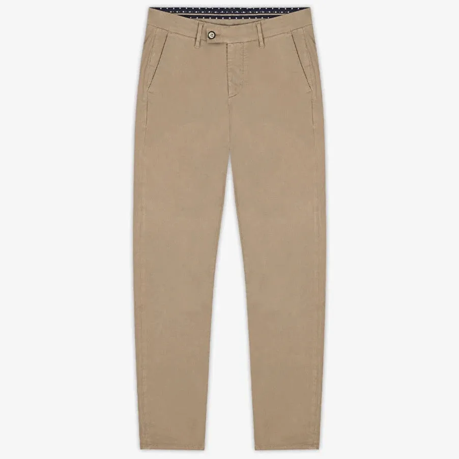 City Satin Chino Pant: Sauge Green