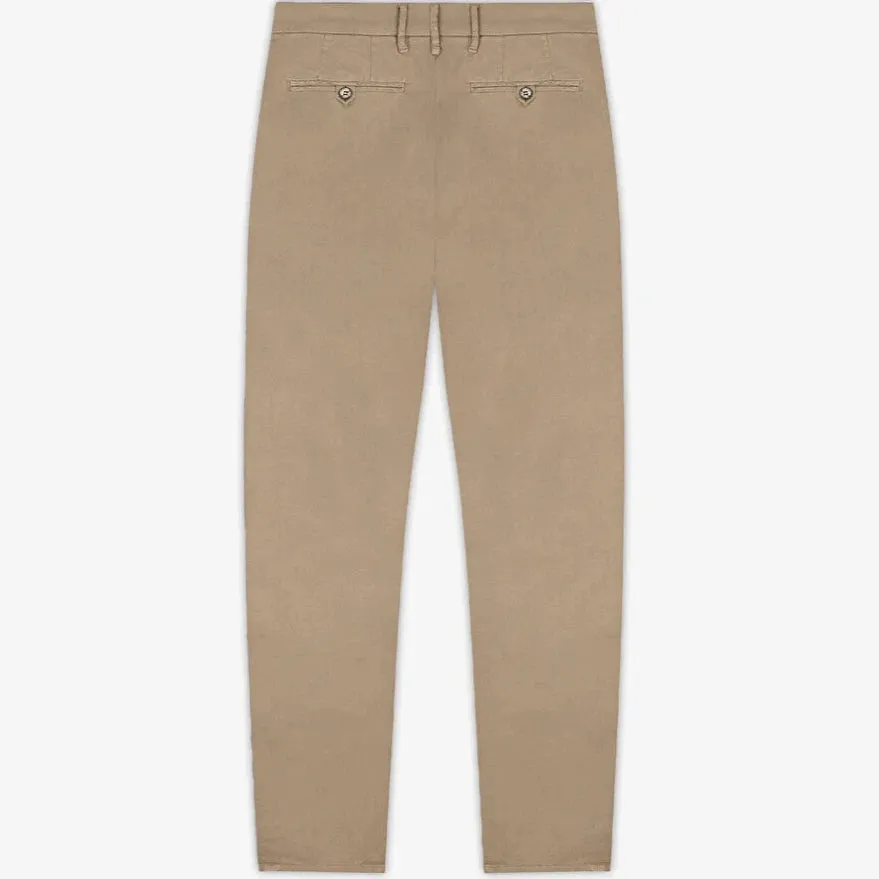 City Satin Chino Pant: Sauge Green