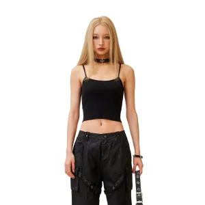 Compass Cross Classic Knitted Vest Top Black