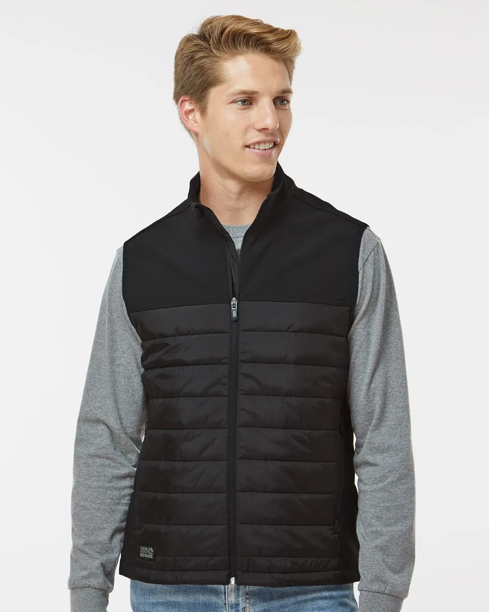 Custom Embroidery - DRI DUCK - Summit Soft Shell Puffer Vest - 5318