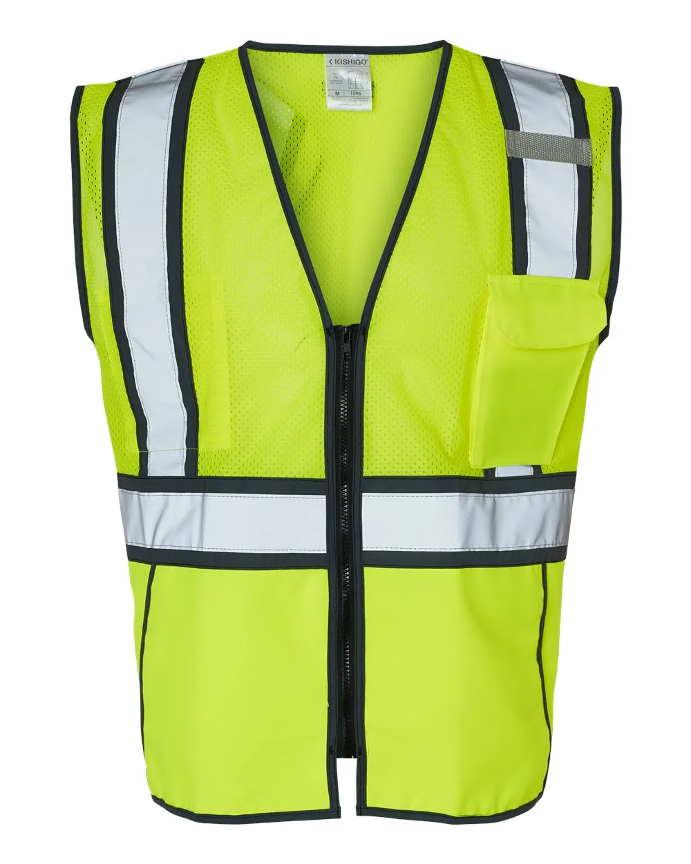Custom Embroidery - Kishigo - Standard Contrast Vest - 1595-1598