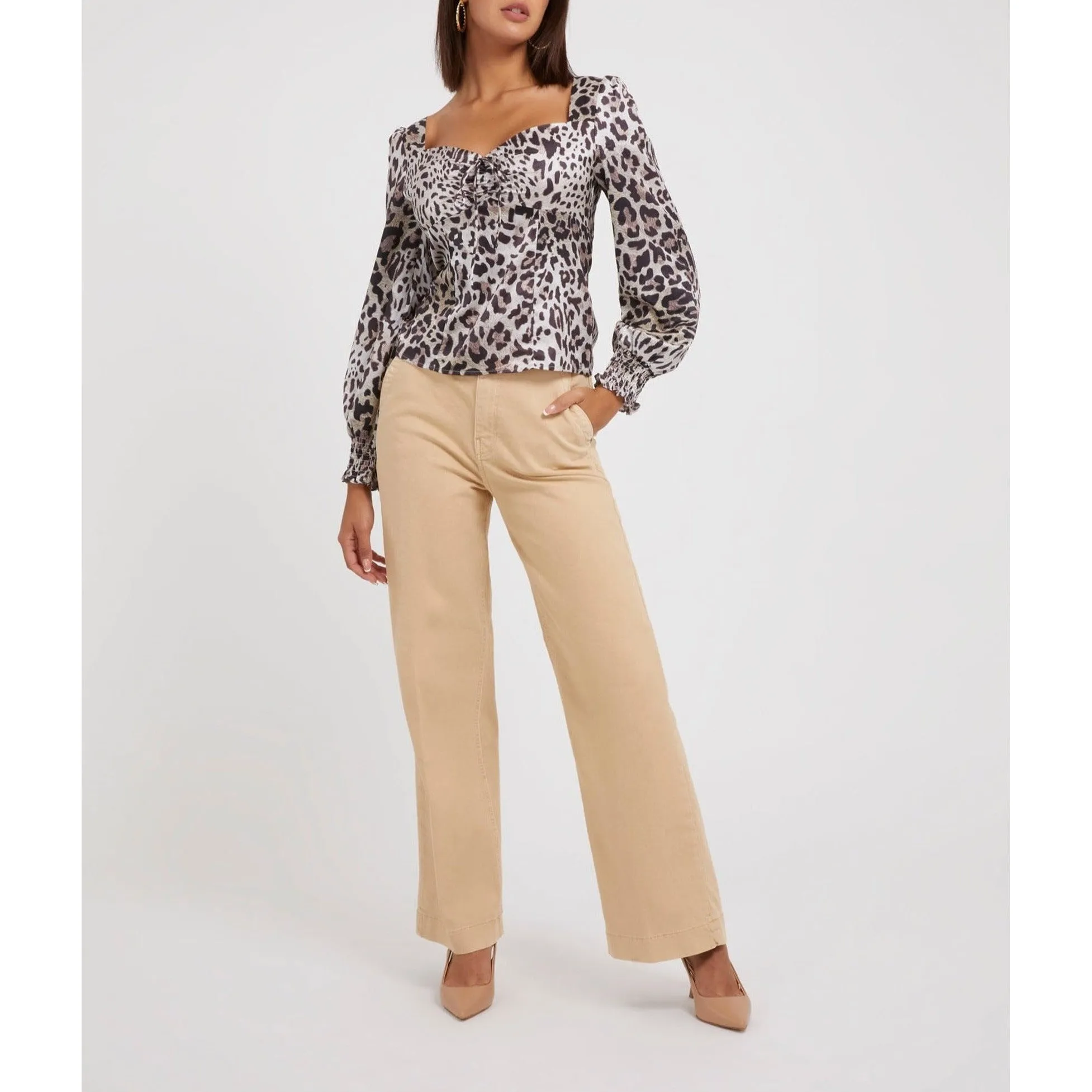 Darma High Wide Leg Pant - Guess