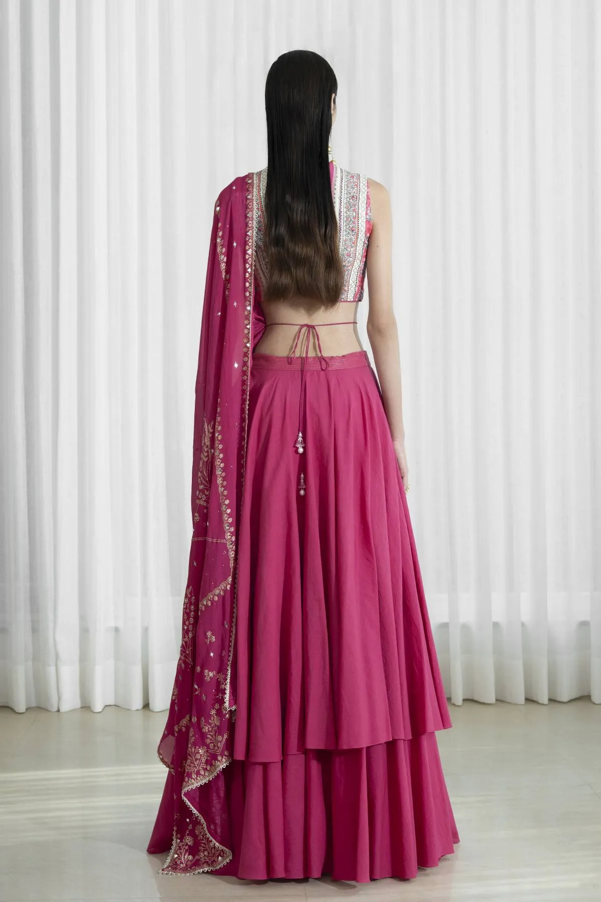 Double Layered Skirt Set