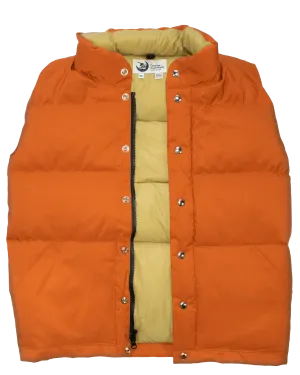 Down Italian Vest - Rust