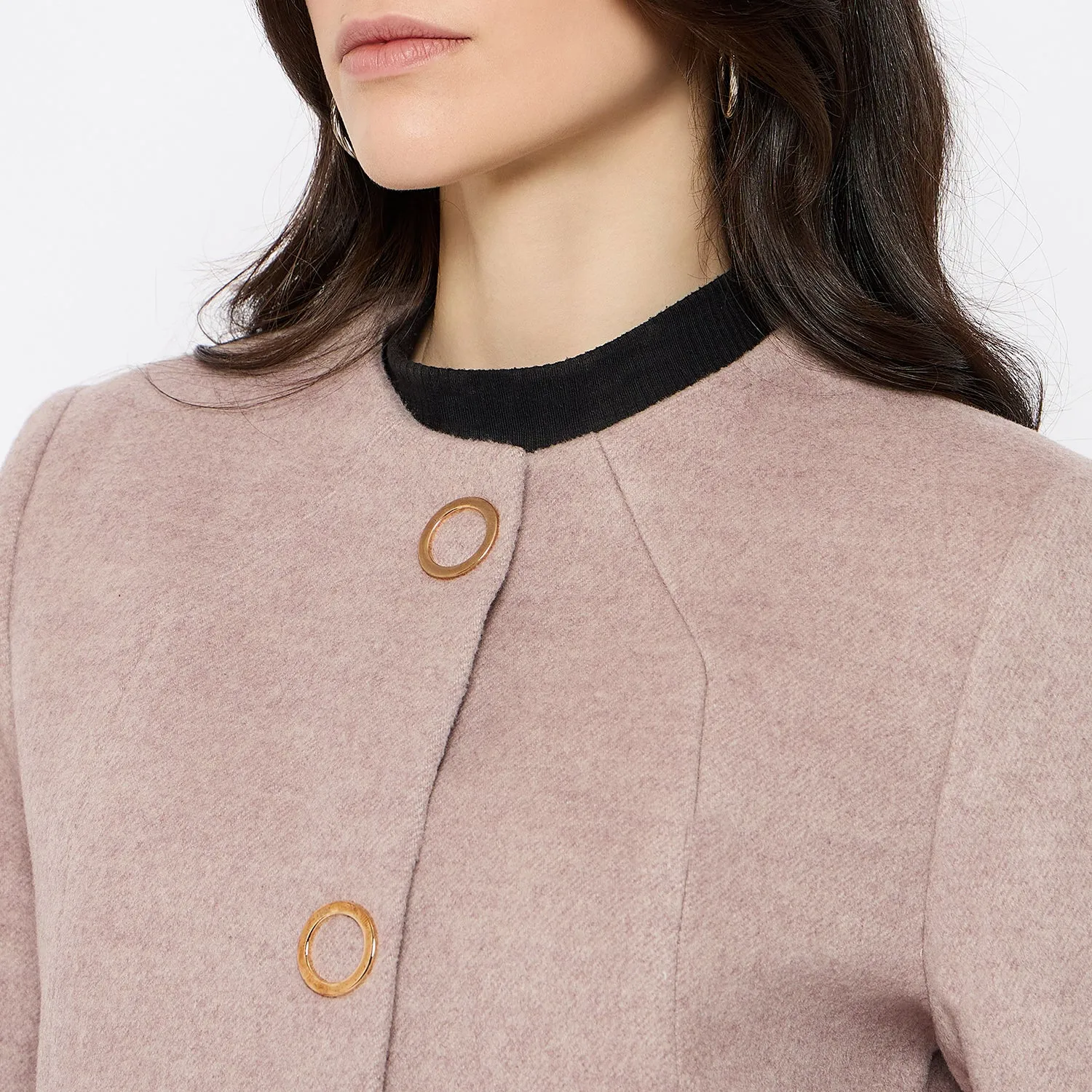 Duke Stardust Women Full Sleeve Long Coat (SDZ4170C)