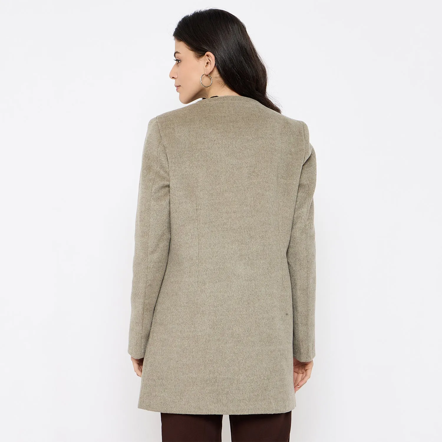 Duke Stardust Women Full Sleeve Long Coat (SDZ4170C)