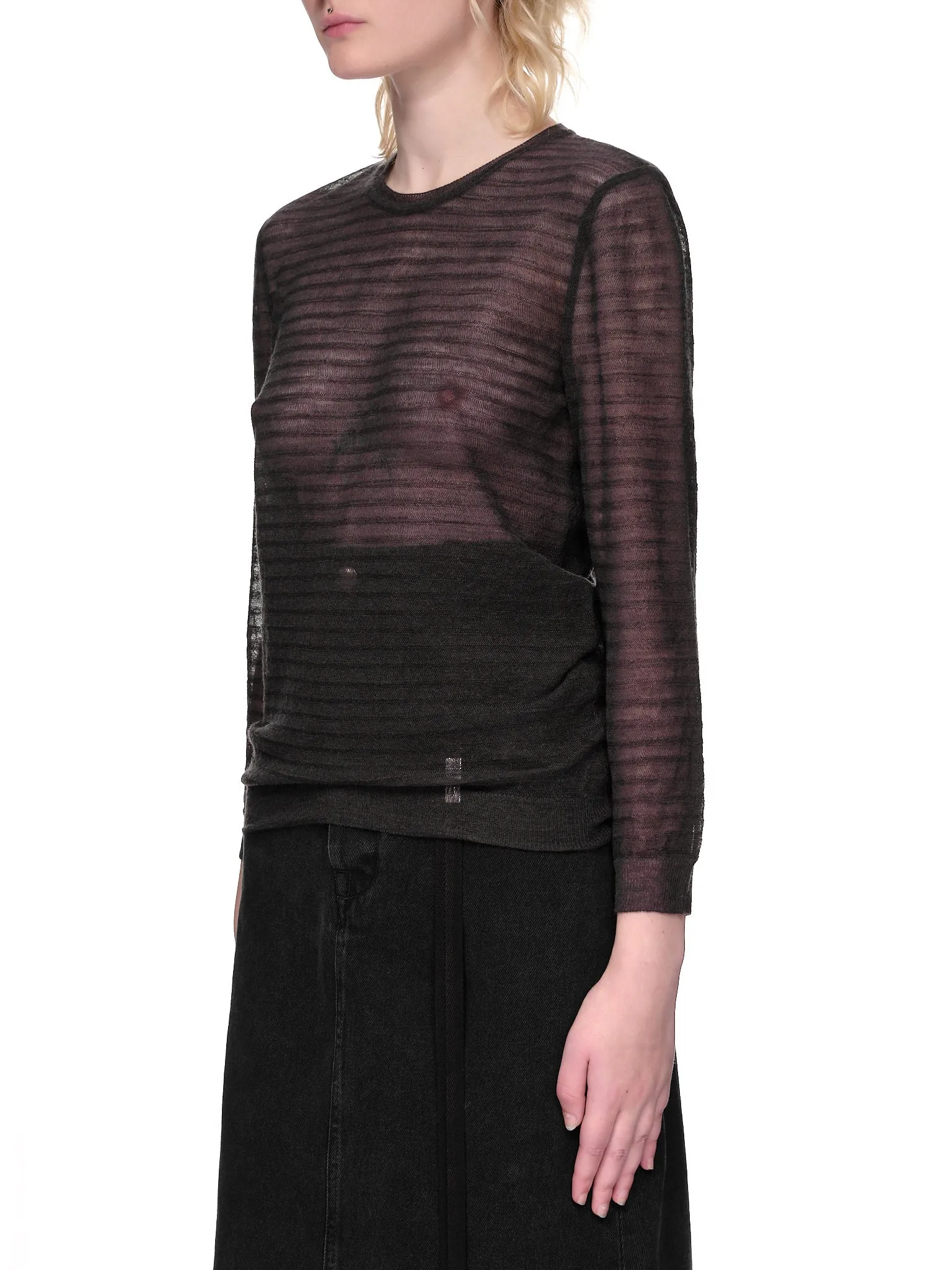 Evy Knitted Crewneck (B0010264-FA059-080-GREY)
