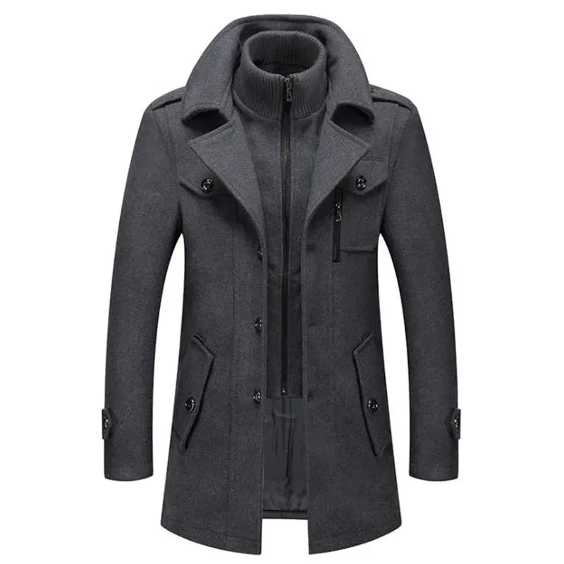 Fashionable Slim Fit Trench Jacket
