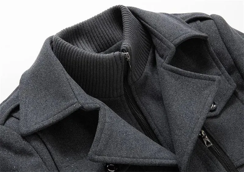 Fashionable Slim Fit Trench Jacket