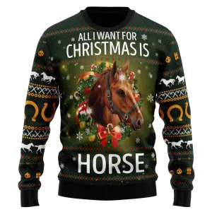 Festive Ugly Christmas Sweater JulesRoche All-Over Print Warm Jumper