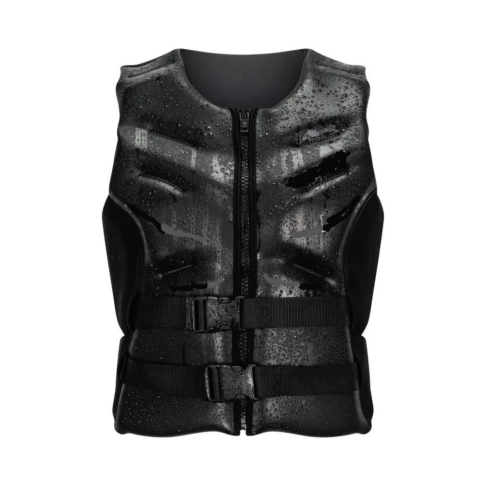 Fly Fishing Flotation Vest Smooth Outer Nylon Heavy Duty Zippers