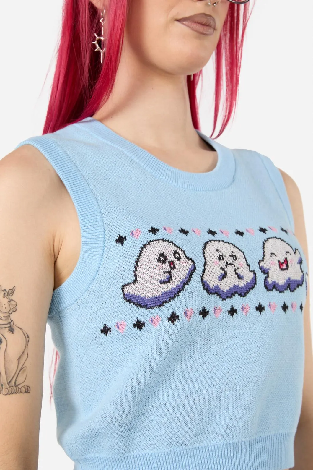 Ghostie Knit Vest