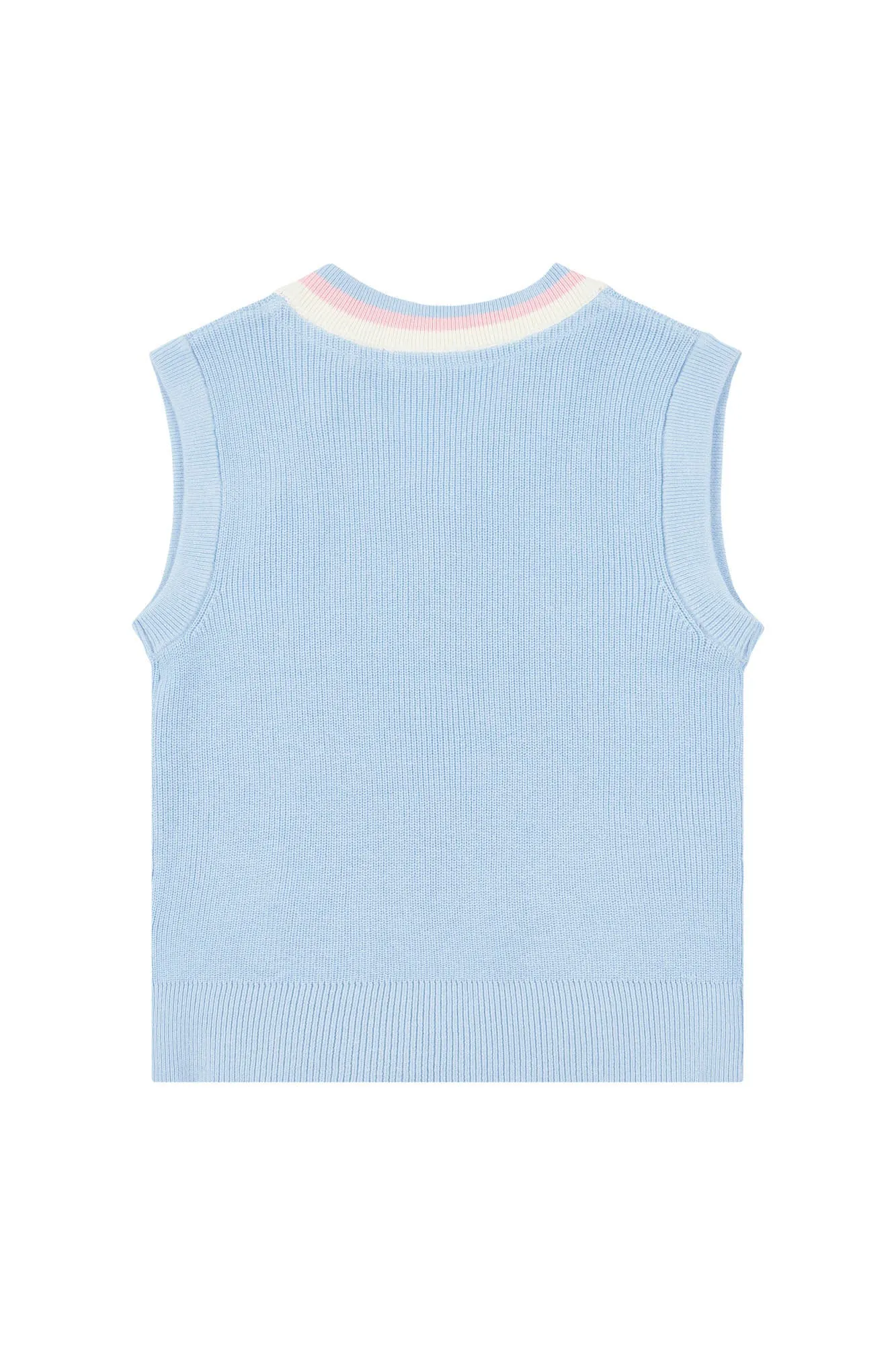 Girls Cricket Jumper Vest in Windsurfer