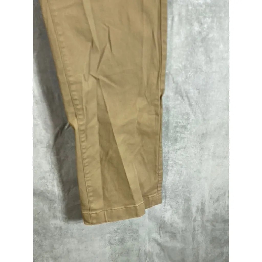 GOODFELLOW & CO Men's Sculptural Tan Athletic-Fit Hennepin Chino Pants SZ 30X30