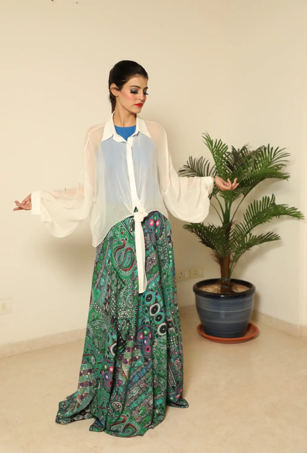 Green Tourmaline Skirt