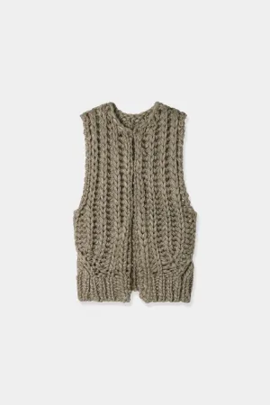 hand knit vest