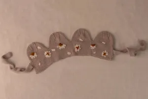 Hand Knitted Flower Crown