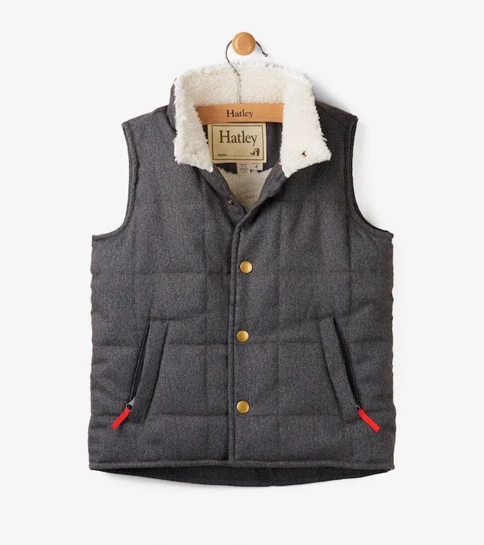 Hatley Quilted Sherpa Lined Vest