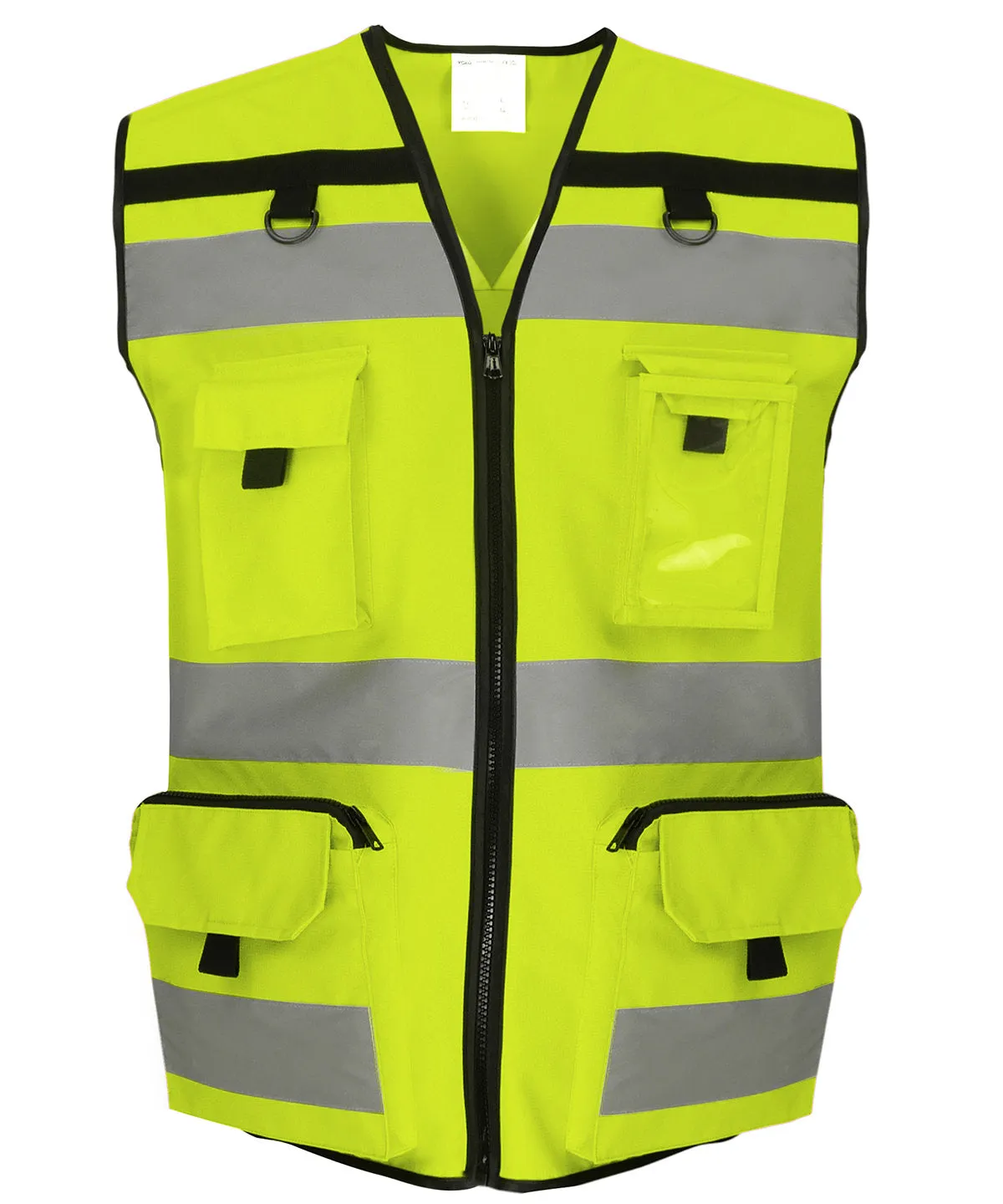 Hi-vis ripstop tool vest (HVW108) | Hi-vis Yellow