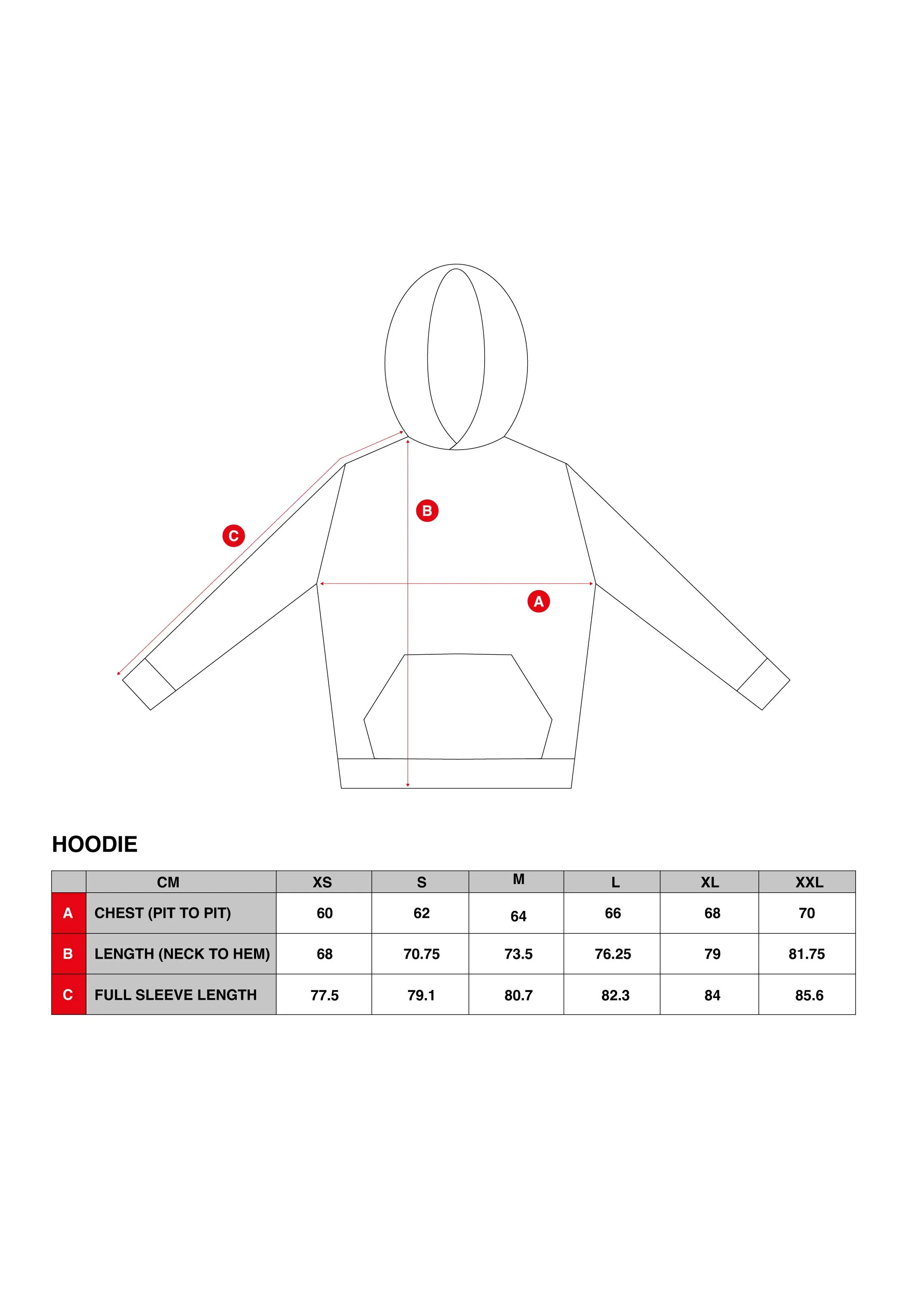 HOODIE EMBOSSED - BLACK