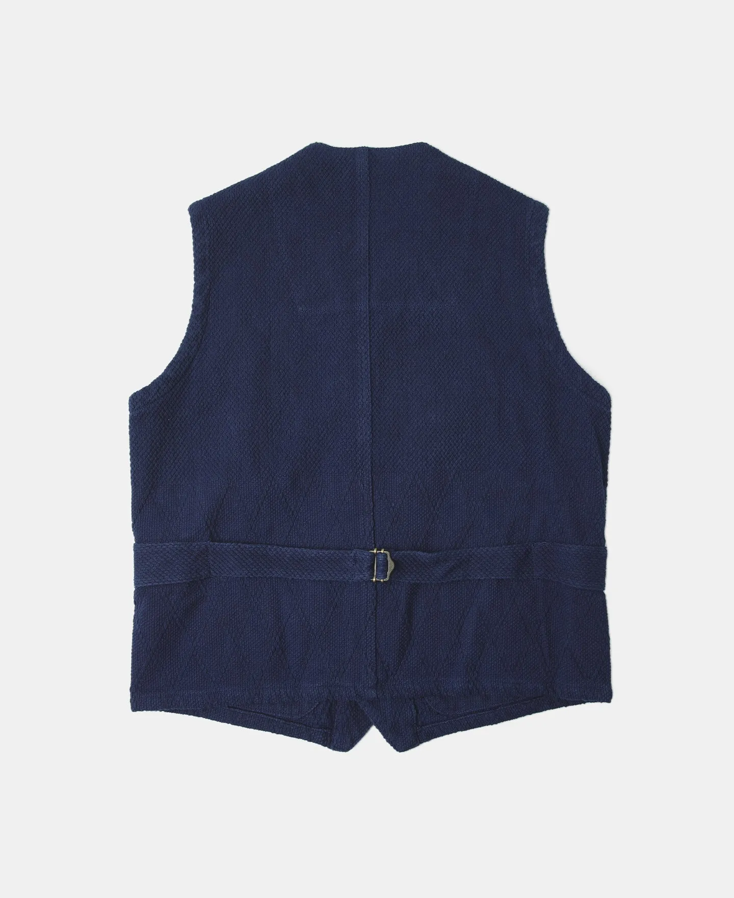 Indigo-Dyed Sashiko Work Vest
