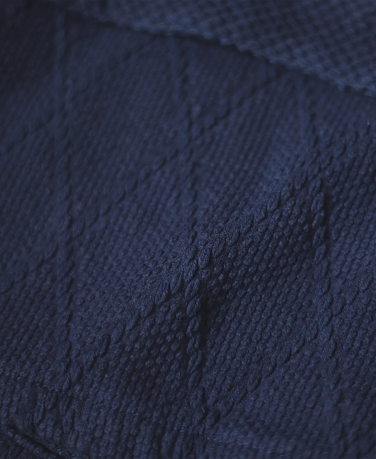 Indigo-Dyed Sashiko Work Vest