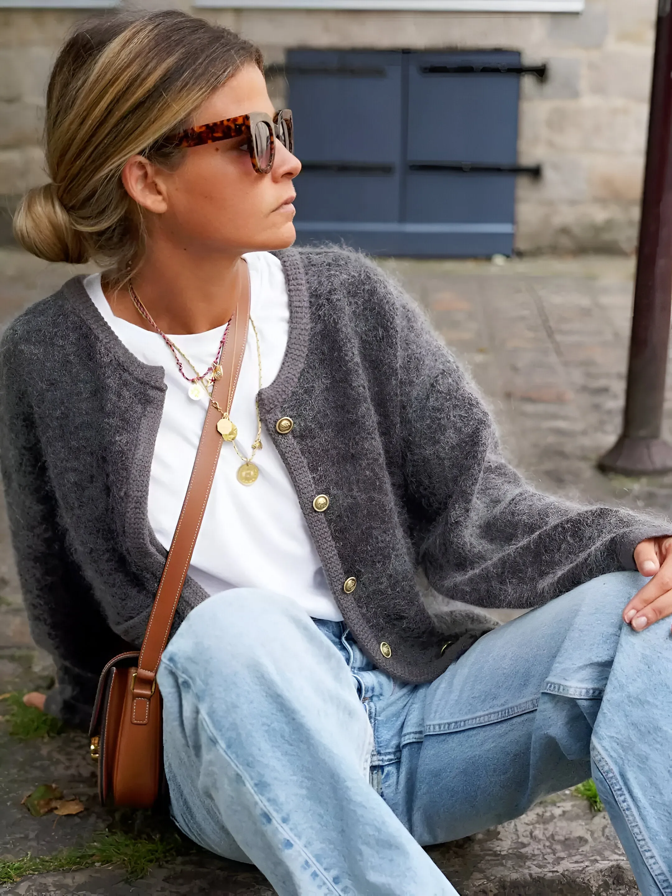 Ivyshape | Chic Textured Knitted Vest