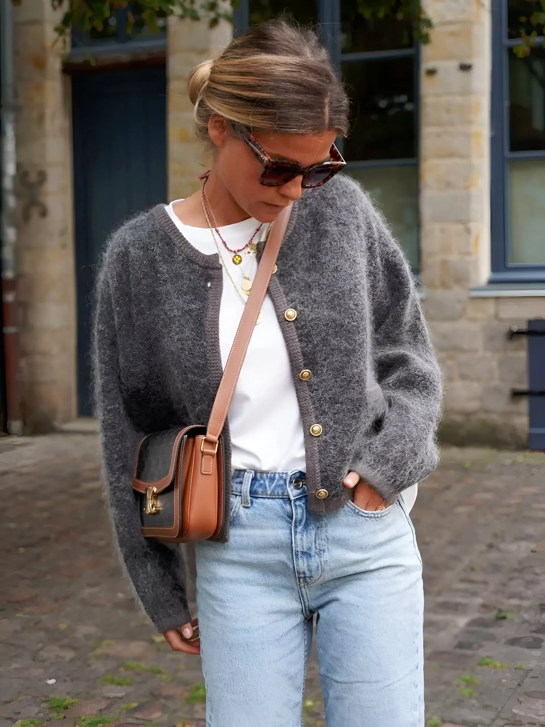 Ivyshape | Chic Textured Knitted Vest