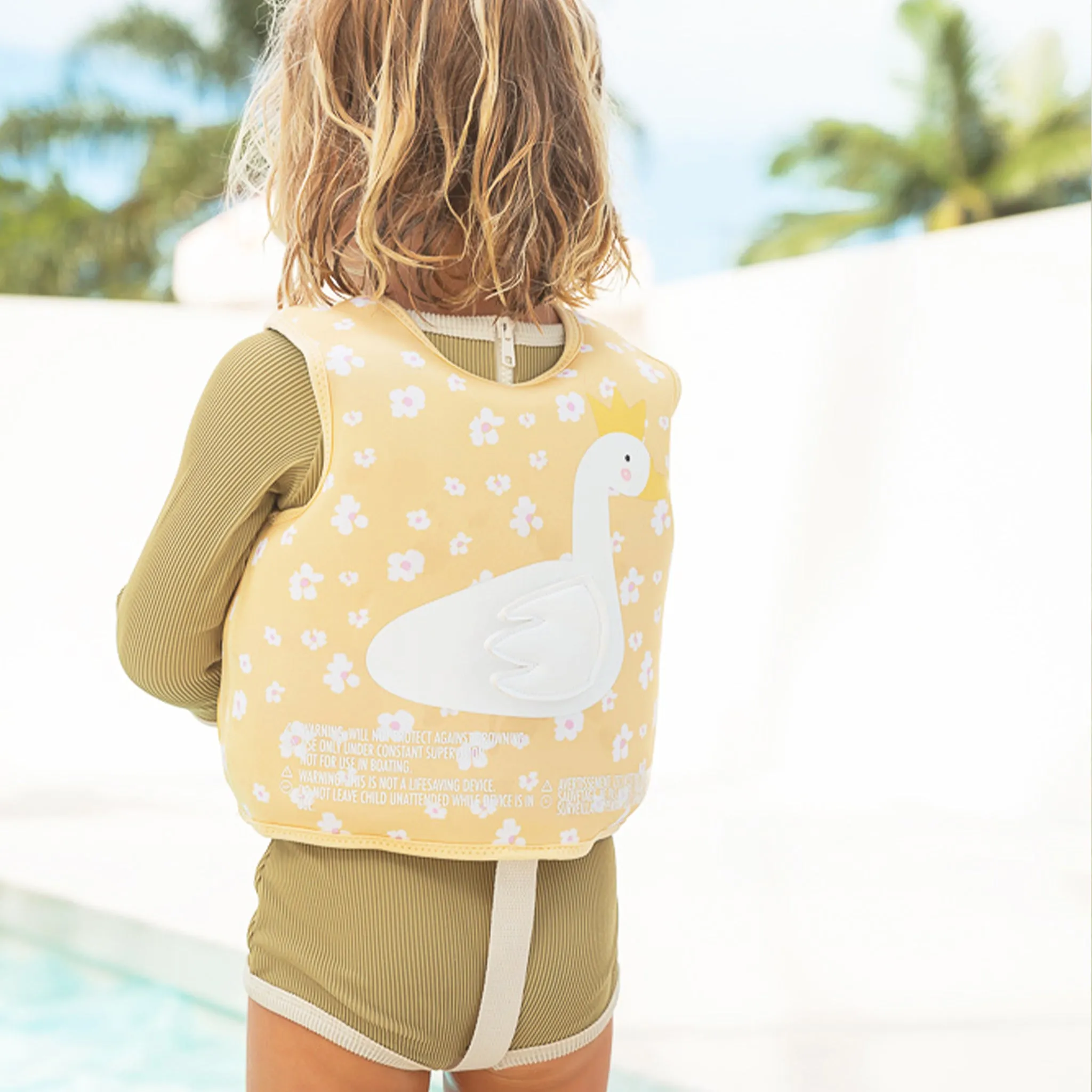 Kids Swim Vest 2-3 | Princess Swan Buttercup