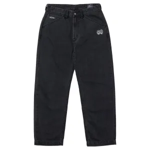 Krooked Eyes Denim Twill Pants - Black