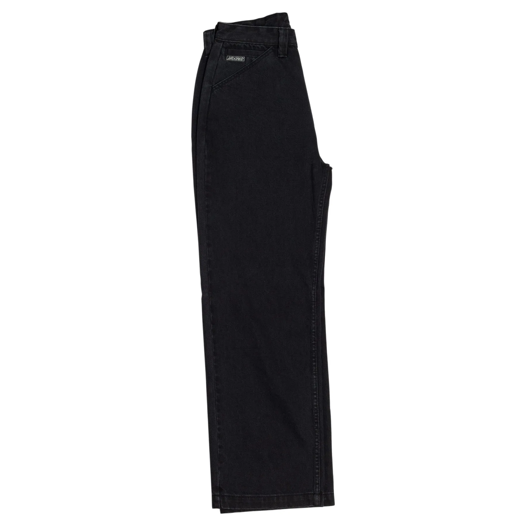 Krooked Eyes Denim Twill Pants - Black