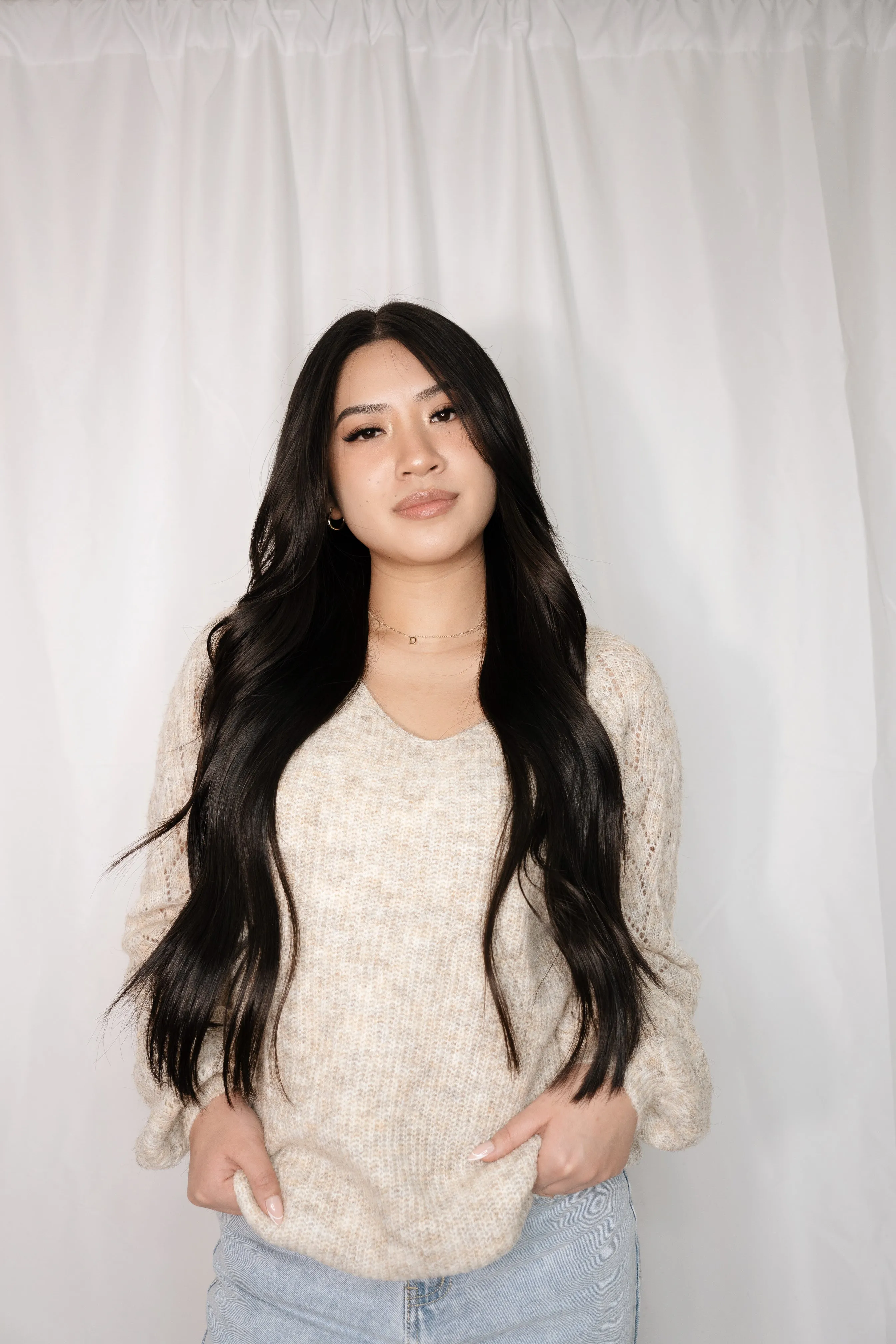 Larkin Knit Sweater - Heather Oatmeal