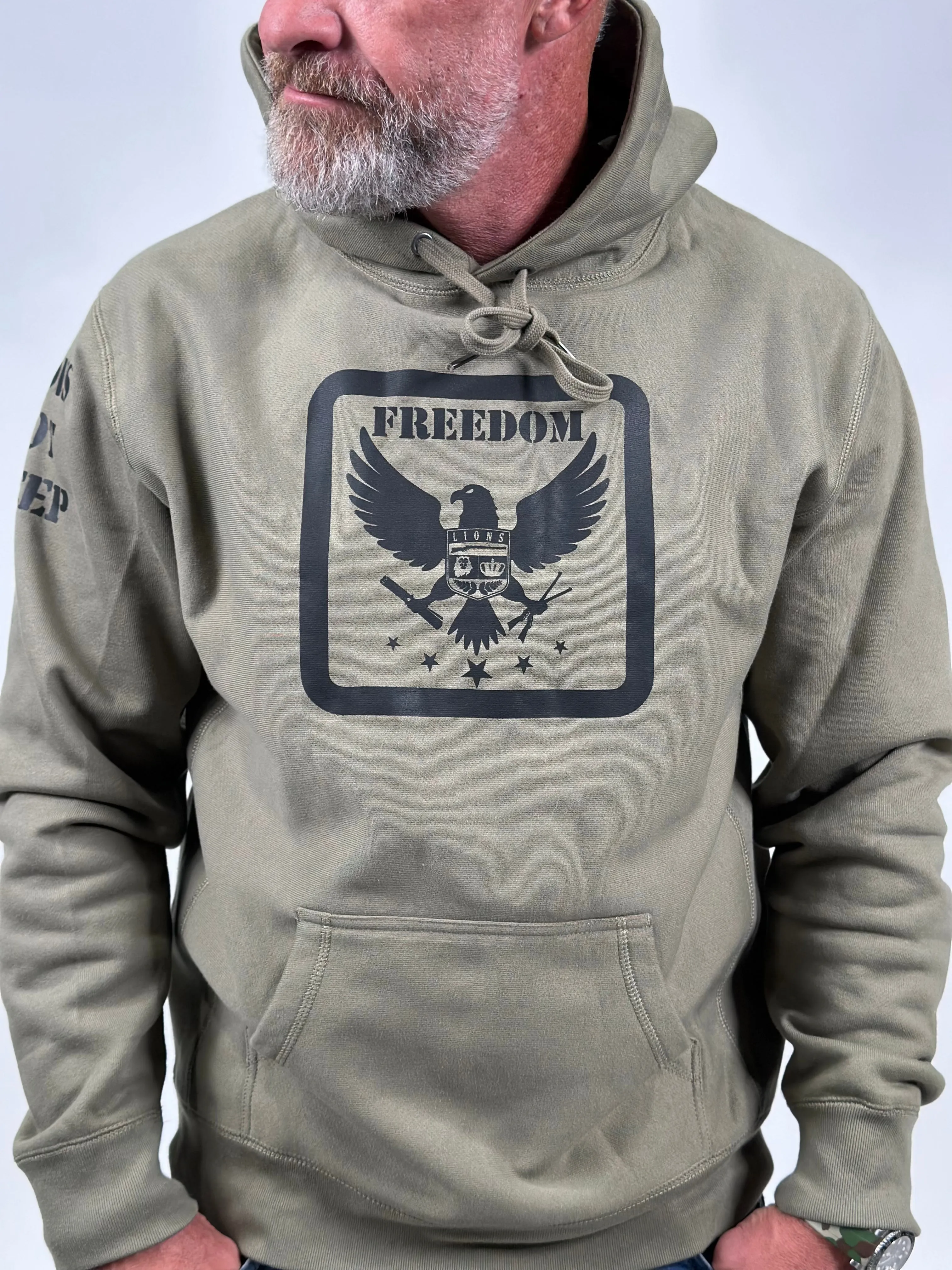 Lions Not Sheep "Freedom" Unisex Heavyweight Hoodie